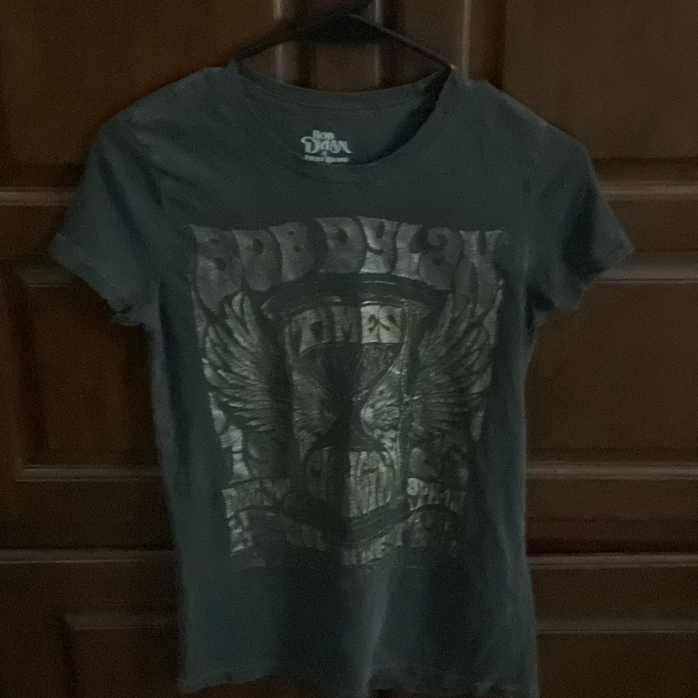 Lucky Brand Dark Gray Graphic Tee